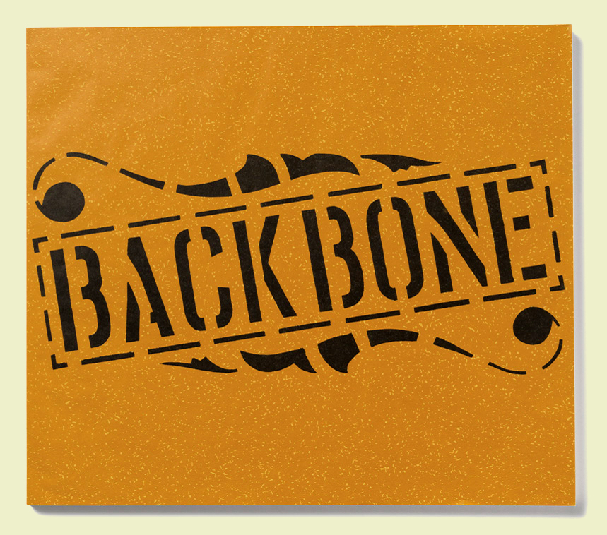 Backbone, cropped closeup of cover