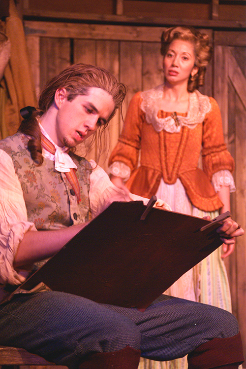 Matthew Leddy, Tara Vodihn;
Photo from the New Theatre premiere